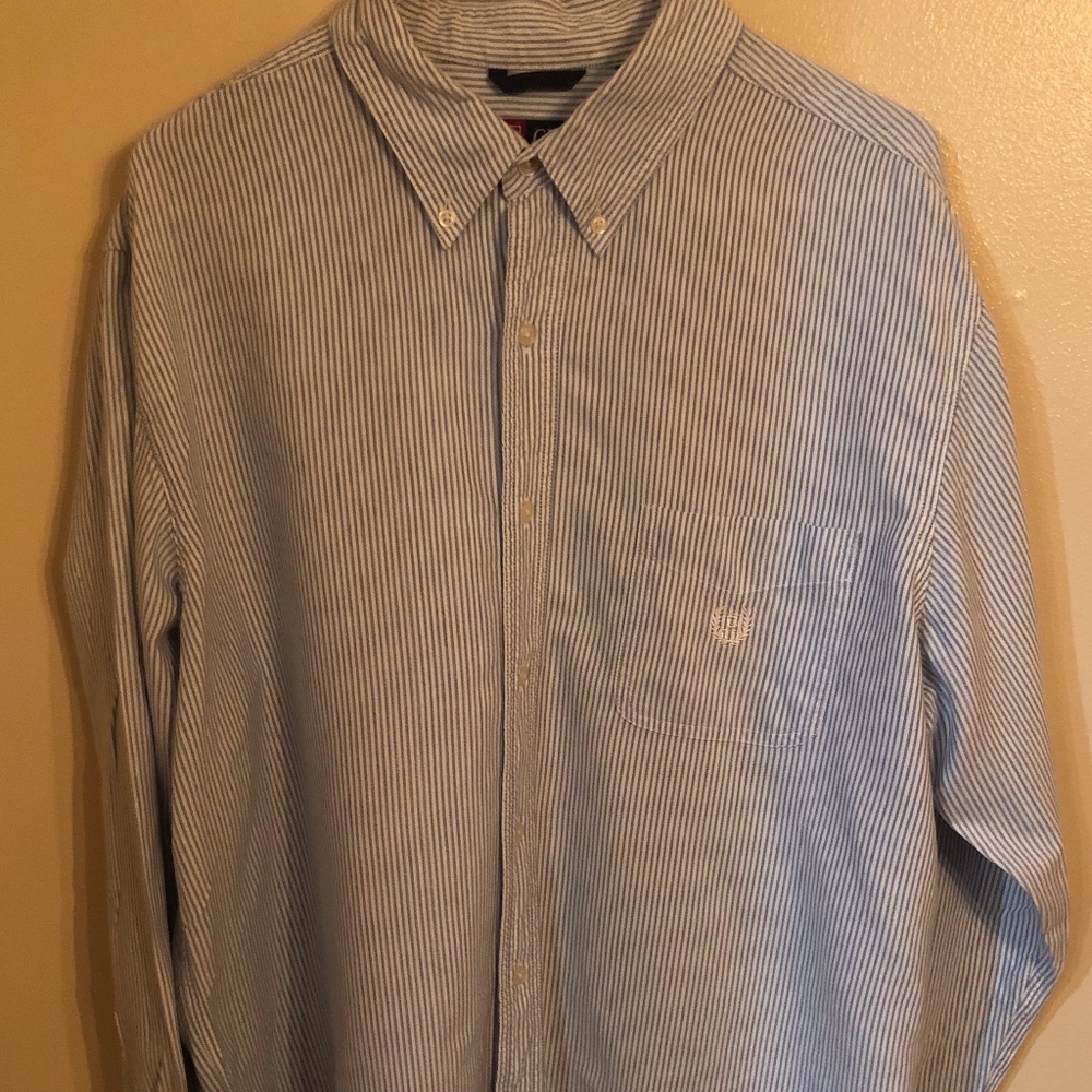 Men Long Sleeve Button Down